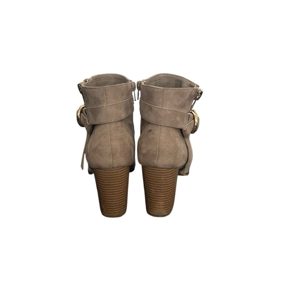 Apt. 9 Women’s Advisor Taupe Ankle Boots Block Heel Size 8.5 - Picture 5 of 12
